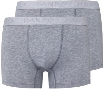 Трусы мужские (2 шт) HANRO Cotton Essentials 073078 св.серый