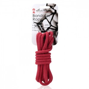 Веревка для связывания Lux Fetish LF5100-RED