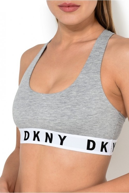 Бюстгальтер-топ DKNY Cozy Boyfriend DK4519 серый
